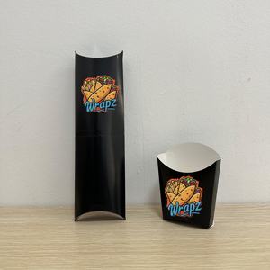 Contenedor para Falafel, Cajas de Alimentos Ecológicas Reciclables con Impresión Personalizada, Caja para Sushi, Empaque para Shawarma y Kebab, Papel para Comida para Llevar - Product Image 5