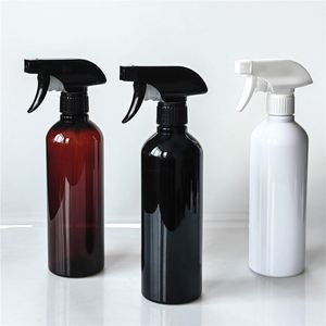 Wholesale <b>Empty</b> <b>Plastic</b> Cosmetic <b>Bottles</b> 500ml Luxury Pet Trigger Spray <b>Bottle</b> Round Shoulder Mouse Spray Head - Product Image 2