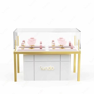 Arredamento di Lusso <span class=keywords><strong>per</strong></span> <span class=keywords><strong>Gioiellerie</strong></span> Sundo, Vetrine Espositive <span class=keywords><strong>per</strong></span> Gioielli, Design <span class=keywords><strong>per</strong></span> Negozi di Gioielli, Arredi Moderni con Vetrine in Vetro LED - Product Image 3