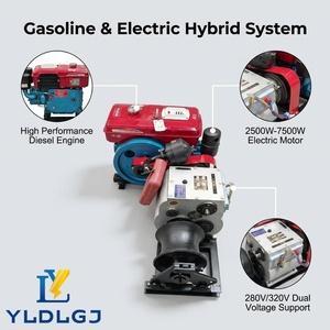 Treuil à câble motorisé YILI de qualité utilitaire 5T avec moteur diesel, treuil de tirage pour machine professionnelle de pose de lignes électriques souterraines - Product Image 6