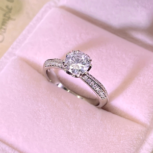 Bague de mariage plaquée or 18 carats étanche avec zircone cubique 3A pour femme – Meilleure vente - Product Image 4