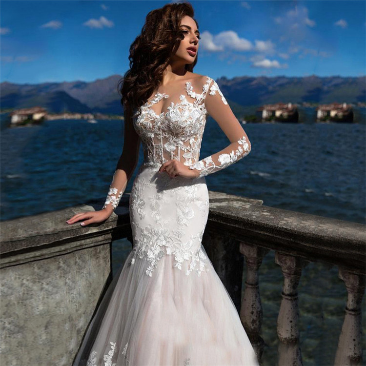 light blue floral lace dress Light Blue 3D Flower Lace Spaghetti Straps A-Line Long Prom Dress Sky Blue / 8 main image 1