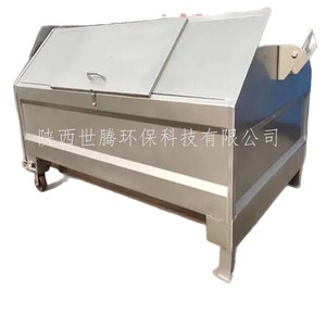 3 cubic meter stainless steel hook-arm garbage <b>bin</b>, factory garbage collection <b>bin</b>, food waste disposal <b>bin</b>, wine lees garbage - Product Image 5