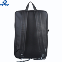 Sac à dos personnalisé pour étudiants, hommes, style anglais, en polyester, avec fermeture éclair et bretelles arquées, idéal pour le quotidien et les affaires
