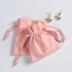 ถุงใส่เครื่องประดับไมโครไฟเบอร์กำมะหยี่แบบมีเชือกผูก - Product Image 1