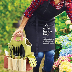 Kit de herramientas para bonsái, herramientas de jardinería para interiores, Mini herramientas de mano suculentas con bolsa, cuidado de plantación de hadas para interiores en miniatura, Verde - Product Image 4