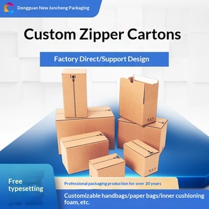 Custom <b>Small</b> Batch Rectangular Kraft Paper Fruit <b>Boxes</b> with Zipper for Shipping - Product Image 2