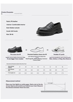 Mocassins de mode pour hommes et adolescents, à semelles épaisses, en PU, antidérapants, respirants, toutes saisons, à coupe basse, pour l'extérieur, style Bullock à bout large, Nouveauté CC