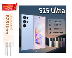 Nhà Máy Giá S25 siêu kép Sim mở khóa 16GB + 1TB Bộ nhớ Màn hình lớn điện thoại với trực tiếp toàn cầu hỗ trợ ngôn ngữ Điều kiện Mới - Product Image 4