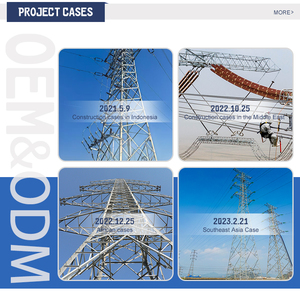 FUHANG FH04 Hot-Dip galvanis mulus transmisi Overhead Power Line baja listrik Tubular menara tiang 50 tahun <span class=keywords><strong>Crane</strong></span> - Product Image 5