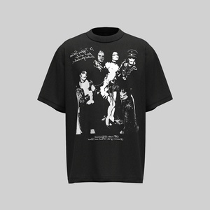 Camiseta de Hombre 100% Algodón Transpirable con Estampado de Personajes Culturales de Rock, Estilo Hip-Hop Urbano, Nueva Colección de Verano, Venta al Por Mayor de Fábrica - Product Image 6