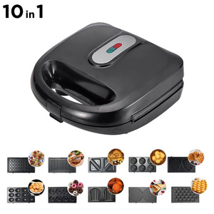 Macchina per Sandwich 8 in 1 Multifunzione Antiaderente per Uso Domestico, <span class=keywords><strong>Piastra</strong></span> per Panini e Grill SW047 - Product Image 2