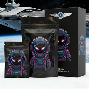 Custom-printed Stand 8-pin 3.5g 7g 14g Calira Durable Zipper Pouches Odor-proof Music Player Polyester Film Packaging Combo <b>Box</b> - Product Image 2