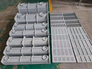 รางระบายน้ำฝนทำจากไฟเบอร์กลาสพร้อมฝาปิดท่อระบายน้ำคอนกรีตโพลีเมอร์รูปตัวยูสำหรับใช้งานกลางแจ้ง - Product Image 6