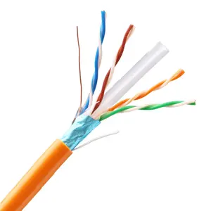 كابل Nexans Cat6 للخارج 23awg 305m Cat6 Cat5e, FLUK-Pass Qualif UTP/FTP/SFTP بأفضل جودة من المورد الصيني الأصلي بسعر الجملة