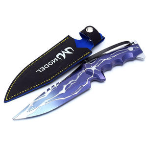 Tiktok, vendedor caliente, venta al por mayor, cuchillo de castigo Valorant God, funda de 22cm, versión de arma de Metal genial, modelo de espada de juguete de seguridad - Product Image 1