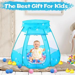 Tente de jeu pour enfants avec piscine à balles, fabriquée en Indonésie, pour l'intérieur et l'extérieur, avec sac de transport - Product Image 2
