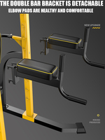 Cage de musculation multifonctionnelle pour entraînement de force, usage domestique et commercial, avec barre de traction, personnalisable avec logo