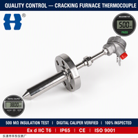 Termokopel Tungku Pemecah Batu Huadong untuk Produksi Etilena, IP65, d II C T6 Anti Ledakan, Sambungan M20*1.5 / NPT 1/2