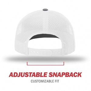 Gorras Trucker Richardson 112 de Malla con Parche de Cuero Bordado de 6 Paneles, Logotipo Personalizado OEM/ODM 2026 - Product Image 5