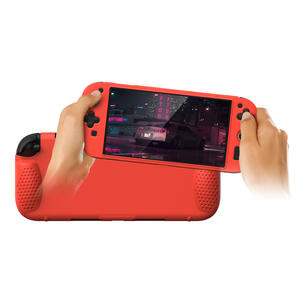 Switch2 Funda protectora de silicona de cubierta completa con accesorio de consola de juegos Bulge integrado con host y cubierta protectora - Product Image 5