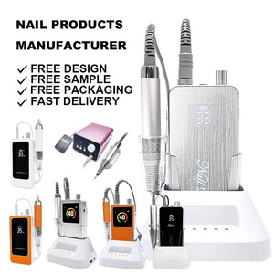 Vente Chaude Équipements Professionnels Kit Manucure Rechargeable Sans Fil 35000 Tr/Min, Pièce à Main Sans Vibration et Sans Balai avec Base de Charge - Product Image 6