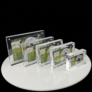Custom Size Frameless Double Sided Crystal Clear Acrylic Magnetic <strong>Photo</strong> Poster <strong>Frames</strong> <strong>8x6</strong> - Product Image 2