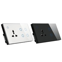 Nouvelle Prise Murale Intelligente Universelle Double 2025 avec Prise en Charge ZIGBEE WIFI, Commande Vocale Alexa et Application Smart Life