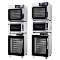 Fours à pizza électriques commerciaux Machine de boulangerie de 120 litres Fours encastrés automatiques multifonction