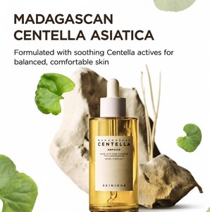 [SAMPLE] Ampolla de Centella de Madagascar 30ml, Sérum Facial Coreano Hidratante, Humectante y Calmante para el Cuidado de la Piel y un Aspecto Radiante - Product Image 2
