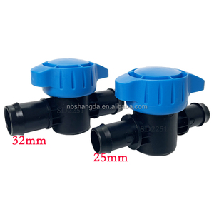 25mm 32mm di grandi dimensioni irrigazione a goccia in plastica <span class=keywords><strong>Mini</strong></span> valvola materiale POM Barb per PE tubo - Product Image 2