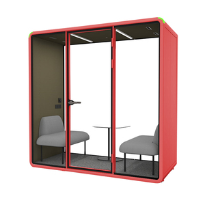 Cabine Acoustique Cabine Téléphonique Privée 2 Personnes Cabine Insonorisée Cabine Téléphonique Intérieure Pod Bureau - Product Image 6
