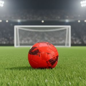 Icon Sports Official for FC Soccer <strong>Ball</strong> PVC Material-LP93BL Red Size 5 - Product Image 3