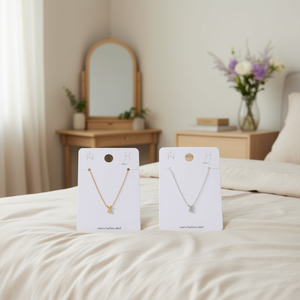 Catena per il corpo in acciaio inossidabile con lettera X Tobiller per donna, gioielli raffinati alla moda, placcati in oro, lunghezza standard - Product Image 3