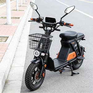 Bicicleta Eléctrica de 60V, 1000W, sin Escobillas, con Batería de Litio, Ligera, para Reparto de Comida en la Ciudad, con Portaequipajes Trasero, 3 Velocidades - Product Image 2