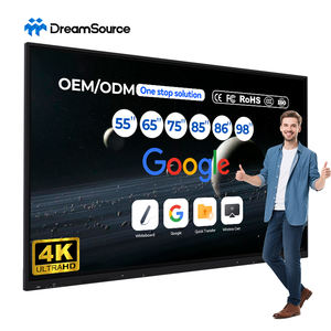 จอแสดงผลแบบอินเทอร์แอคทีฟ LCD ขนาด 55 65 นิ้ว สำหรับโรงเรียนและการประชุม |   ราคาไวท์บอร์ดดิจิทัล ขนาด 75 85 86 98 100 110 นิ้ว - Product Image 1