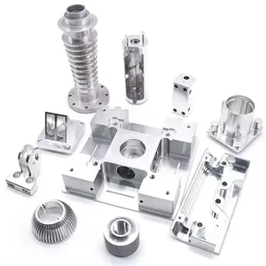 Peças mecânicas para torneamento CNC, peças para usinagem CNC de metal, aço inoxidável, latão, alumínio e titânio, de alta precisão, 5 eixos