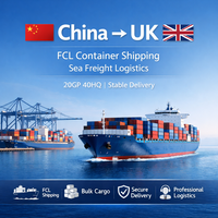 Expédition de fournitures pour animaux de compagnie de Chine vers le Royaume-Uni, fret maritime DDP LCL + Express, service d'agent d'expédition porte-à-porte avec assistance 24h/24 et 7j/7