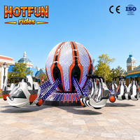 Manège Time Pilot distinctif à 16 places pour parcs d'attractions, équipement de fête foraine avec système de rotation dynamique