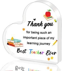 <span class=keywords><strong>Cadeau</strong></span> de remerciement <span class=keywords><strong>pour</strong></span> femme, cœur en acrylique, souvenir, <span class=keywords><strong>cadeau</strong></span> de gratitude <span class=keywords><strong>pour</strong></span> enseignante, collègue, <span class=keywords><strong>patronne</strong></span> <span class=keywords><strong>pour</strong></span> Thanksgiving - Product Image 1