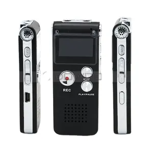 Mini gravador de áudio e de voz, gravador usb, 8gb, 16gb, 32gb, 64gb, com tela lcd
