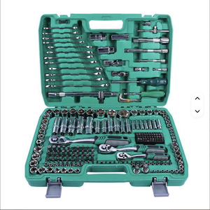 WKC 216-Piece Vertical Row Carbon Steel Combination Hand Operated Car Repair <b>Tool</b> Set 1 Year Warranty 10-60mm Drive Sockets WKC- - Product Image 1