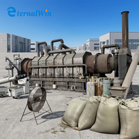 Máquina de Producción de Carbón Vegetal Continuo sin Humo a partir de Aserrín y Astillas de Madera, Línea de Producción, Horno de Carbonización
