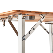 Portable Solid Wood <b>Folding</b> <b>Outdoor</b> Camping <b>Table</b> Modern Design Durable Waterproof Anti-UV Environment Protection for Park - Product Image 2
