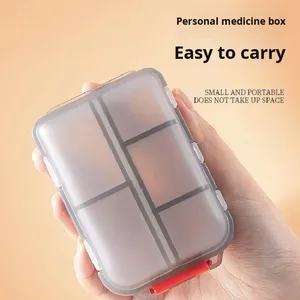 Boîte de rangement portable personnalisable pour médicaments, étui à pilules de voyage de qualité pharmaceutique avec matière plastique et impression de logo - Product Image 2