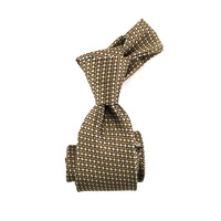Cravates pour hommes Faits à la main Unique Classique Géométrique Marque privée Marron Luxe 100% Soie Jacquard Tissé Cravates importées pour hommes