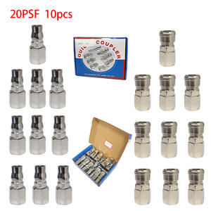 20/30/40PSF Carbon Steel Air <b>Connector</b> Pneumatic <b>Quick</b> Coupling Set - Product Image 2
