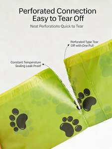 Durable Odor Resistant Pet Waste Bags Refill <b>Pack</b>, Dog Poop Bags for Daily Pet Cleaning - Product Image 2