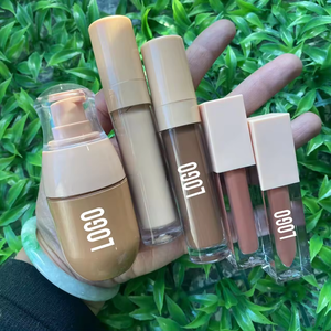 ขวดสีเบจ All Skin <span class=keywords><strong>Foundation</strong></span> แฟนเดชั่นแต่งหน้าแฟนเดชั่นเคลือบธรรมชาติกันน้ําฉลากส่วนตัวสําหรับผู้หญิงผิวดํา - Product Image 5