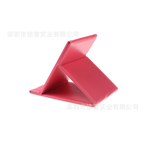 Customized logo PU leather folding makeup <b>mirror</b>, portable <b>mirror</b>, <b>tabletop</b> vanity <b>mirror</b>, creative gift <b>mirror</b>. - Product Image 5